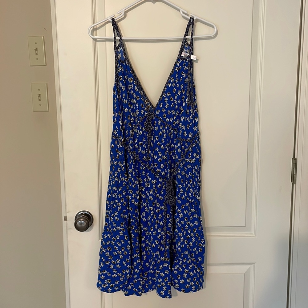 Blue Floral Dress
